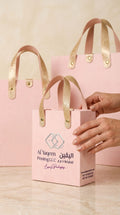 Custom Pink Paper Bag | Luxury Shopping & Gift Packaging
