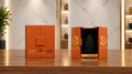 Premium Custom Printed Orange Gift Box | Luxury Perfume & Product Packaging