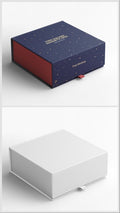 Free Square Magnetic Box Mockup | Free Mockup PSD | Pixpine